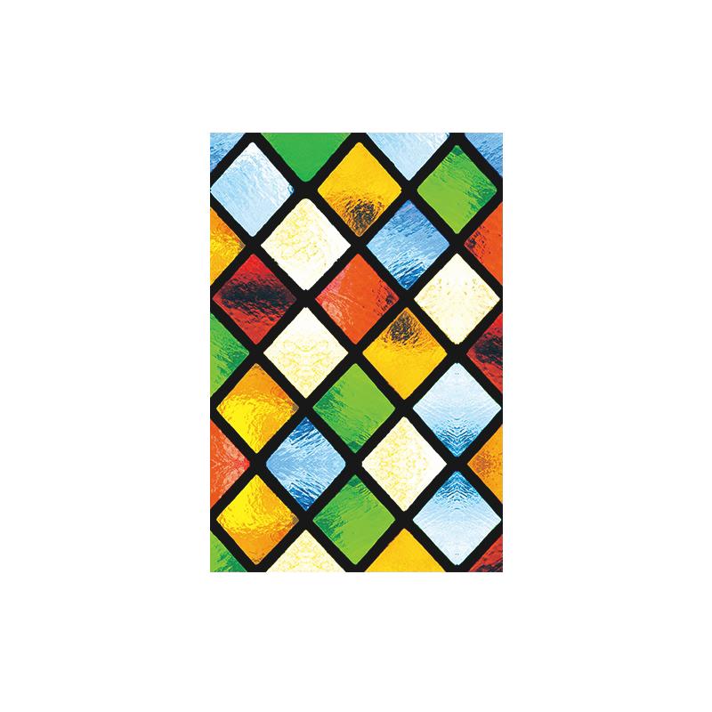 Индивидуальные цветные наклейки на стекло в европейском стиле для церкви, матовая оконная пленка, антибликовые наклейки на окна в ванной комнате, бумага