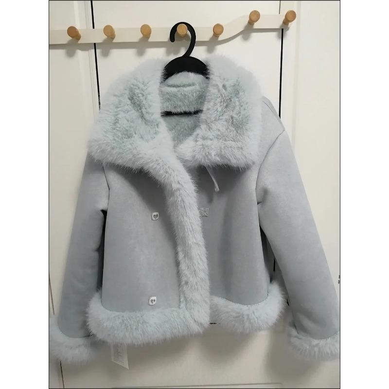 Зимнее удобное пальто оверсайз с флисовым теплом и универсальной верхней одеждой. Куртка