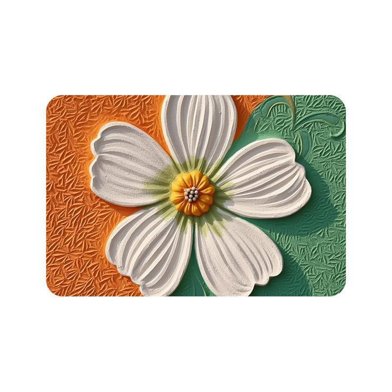 Национальный прилив гипсовые зерна цветы входной коврик для ног домашний маленький цветок ванная дверь впитывающий коврик Национальный воздушный дверной коврик