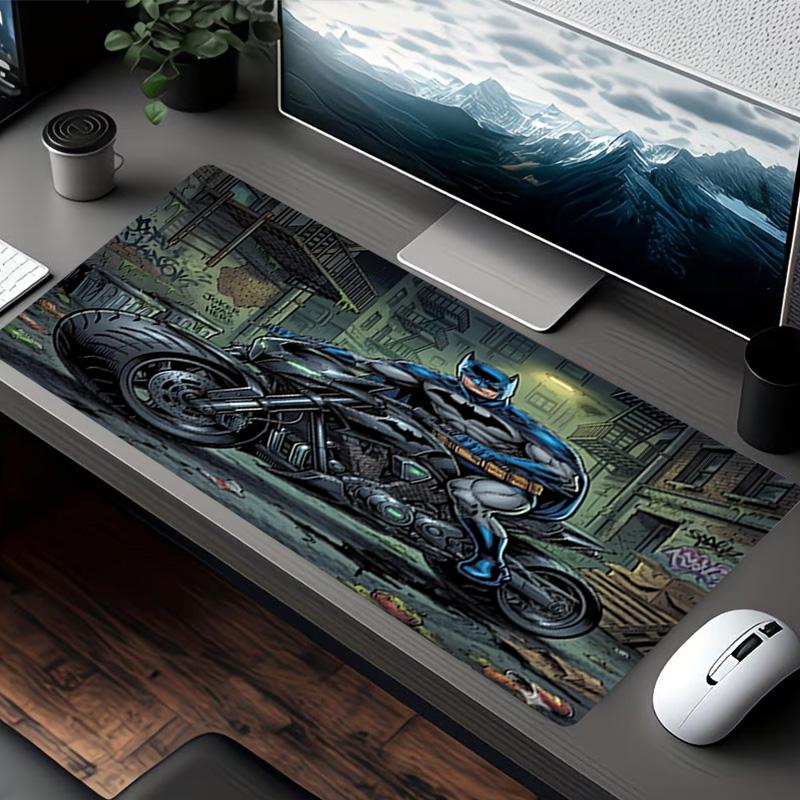 Superheroes Print Mouse Pad, for Keyboard Pad Laptop PC Mat for Office Home Use, Desk Decor, Perfect Birthday Gift for Gamers
