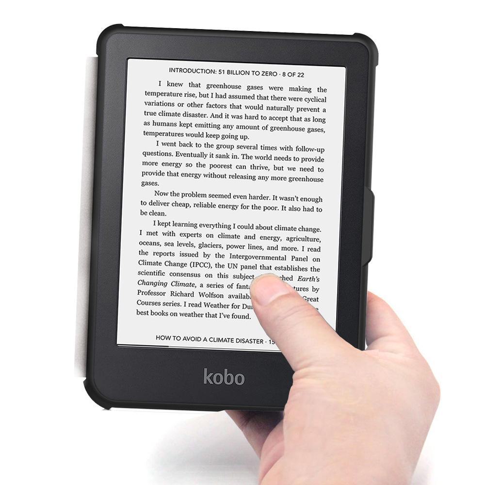 Мягкий защитный чехол Kobo Clara 2e из кожи и магнитного ТПУ