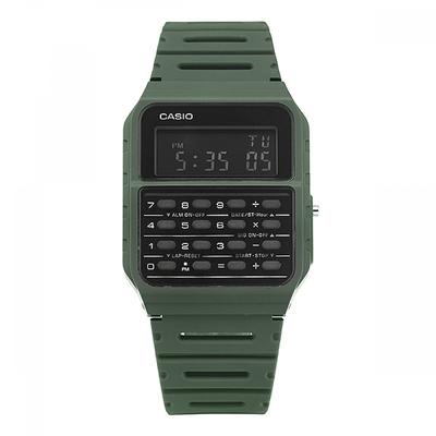 Ca 53wf 3bdf  Ca 53wf 3b  Databank Цифровые Квадратные Винтажные Ретро Универсальные Уретановые Часы
