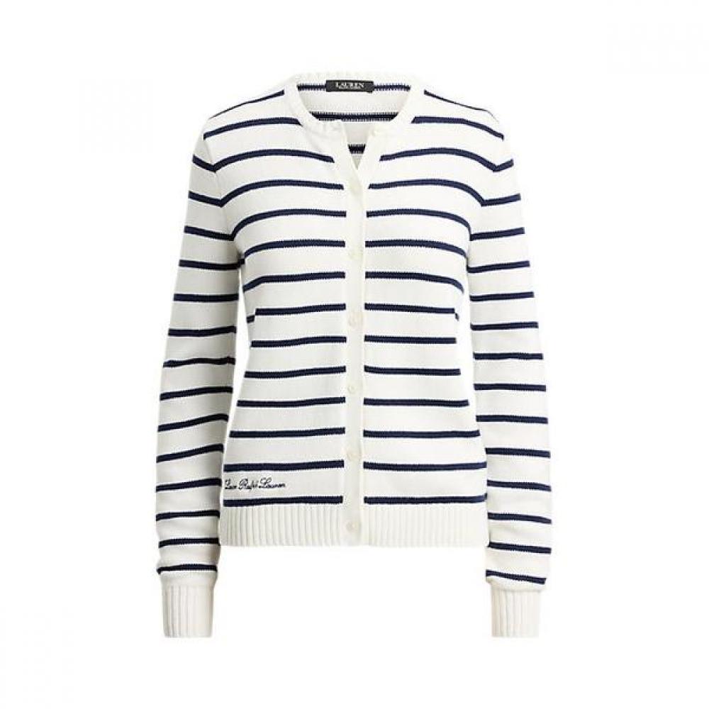 Полосатый хлопковый кардиган Lauren Ralph Lauren Модель Wmlrswes6820875100