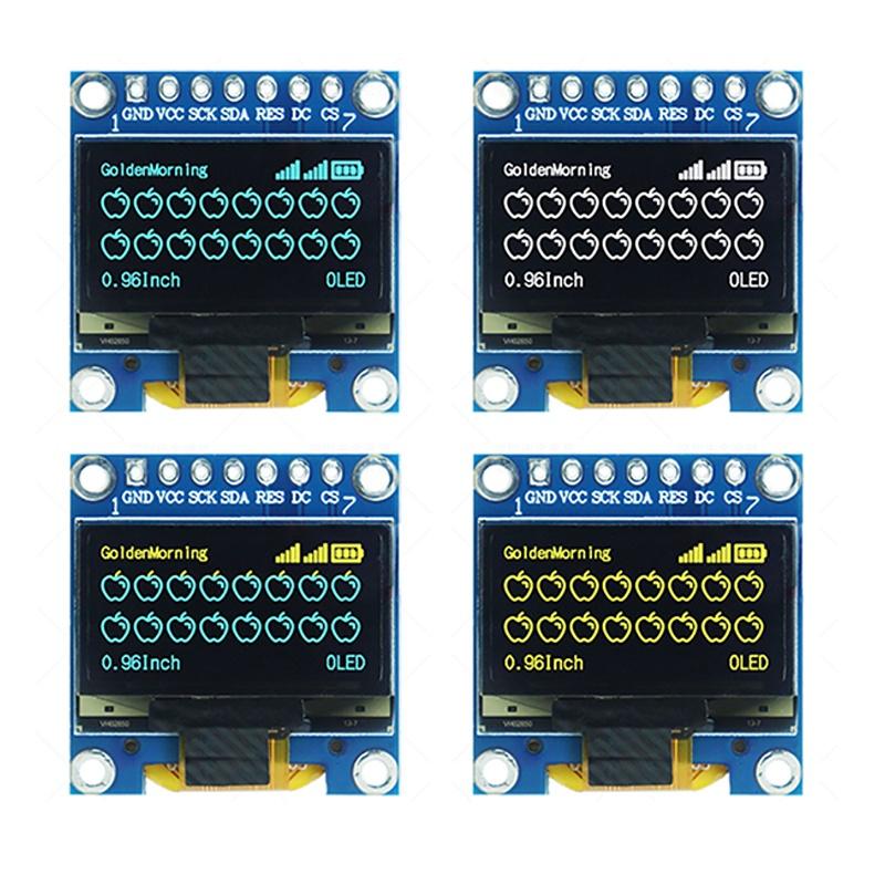 0,96-дюймовый OLED-дисплейный модуль I2C IIC 128x64 SS - D - 1306 3,3 В-5 В Синий/синий Желтый/Белый