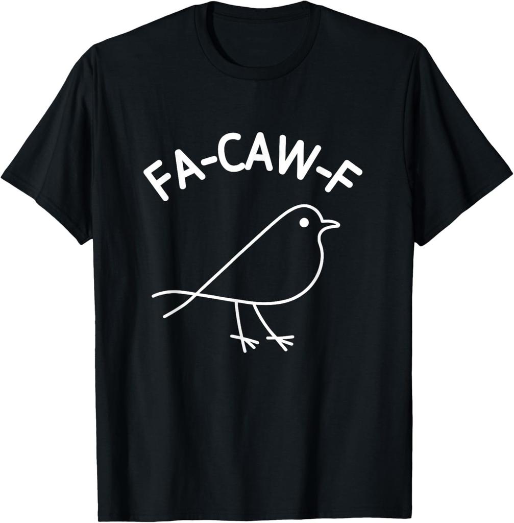 Crow Bird Pun Fa Caw F Sarcastic Humor Unisex T-Shirt