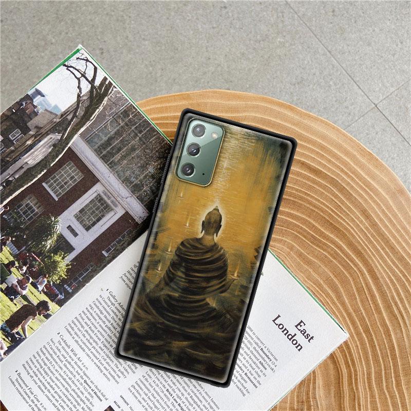 Силиконовый чехол для Samsung Galaxy S20 FE S10 Plus S21 S9 S8 Note 10 Lite 20 9 Ultra Чехол для телефона Мягкий чехол Гаутама Будда Фунда