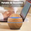 Wood Grain Air Humidifier Purifier Aroma Diffuser Mini USB Ultrasonic Cool Mist Sprayer Essential Oil Fragrance for Home Office