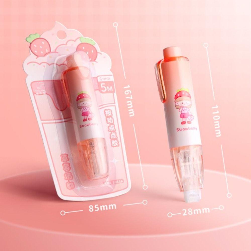 Двусторонняя клейкая лента с нажимом Канцелярские принадлежности Точечный клей Роликовые ленты Точечный клейкий скотч Клей для студентов