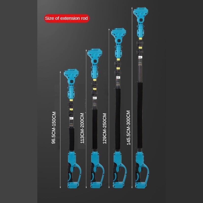 Garden Pruning Power Tool Set Portable Electric High Branch Chainsaw Rechargeable Extended Brushless Electric Scissors