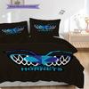 Charlotte Hornets Bold Dynamic Three-piece set(1 * duvet cover + 2 * pillowcase, without core)Bedding set Soft and comfortable