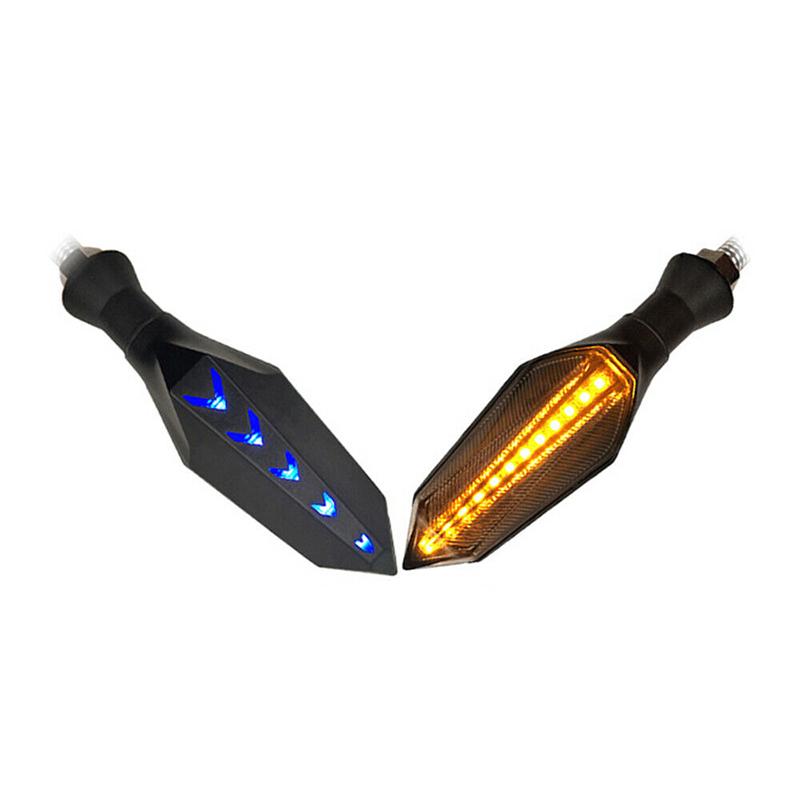 8Mm Motorcycle Led Turn Signal Lamp Sequential Flowing Flash Indicator Lights