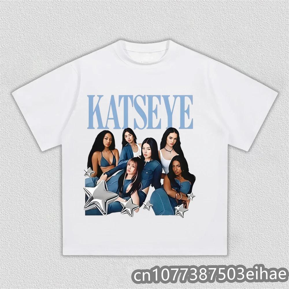 Unisex KPop Katseye Printed Fan Support Cotton TShirt Casual Daily Wear Music Lovers Top for Adults And Kids in Various Sizes