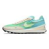 Nike Женские кроссовки Waffle One Bleached Aqua Lime Glow, зеленые DC2533-401
