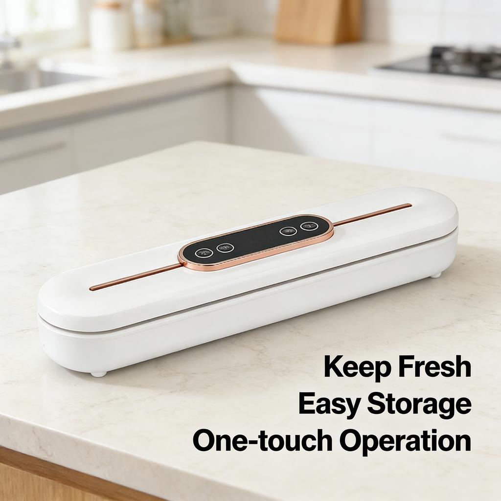 Vacuum Sealer for Food Freshness, Compact & Easy to Use