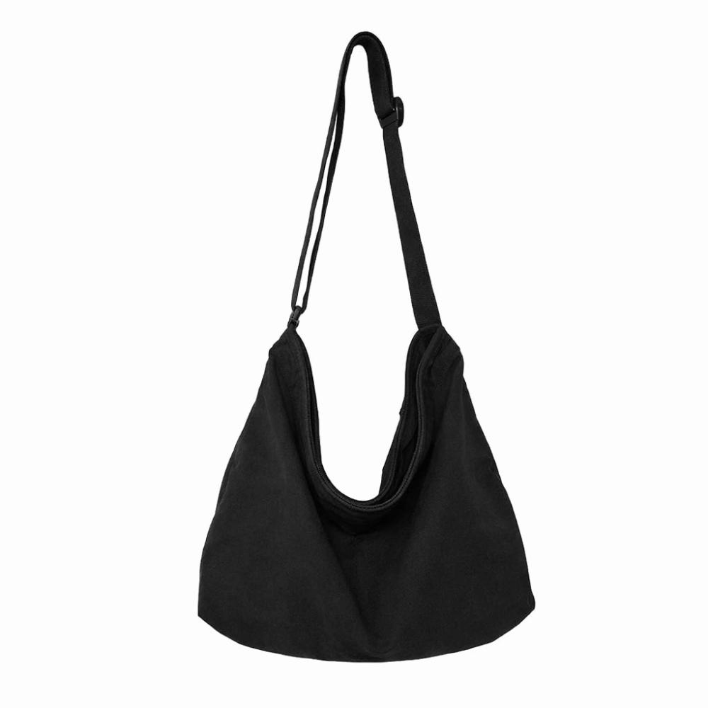 Large Capacity Canvas Crossbody Bag Retro Tote Bag Fashion Messenger Bag Travel