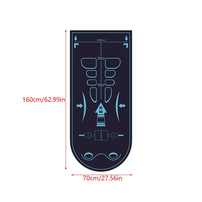 1 шт. коврик для йоги с весами, нескользящий, экологически чистый, для фитнеса, упражнений на живот, коврик для тренировок, для домашнего фитнес-оборудования