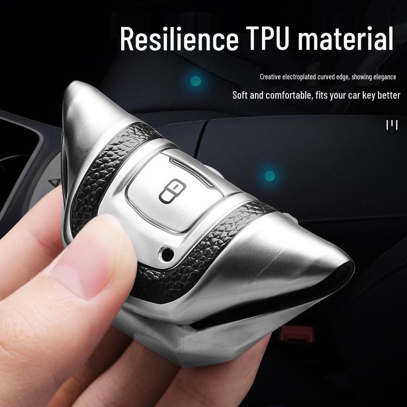 Защитный чехол для ключа автомобиля Geely Emgrand с текстурой кожи