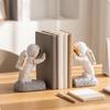 Смоляные подставки для книг Матовые стопперы для книг Поддержка Элегантный декор Уникальный для