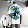Dragon Ball Anime Vegetto Printed pure Cotton T-shirt 2026 Men's and Women's New Summer Street Hip Hop Casual Short Sleeve Top