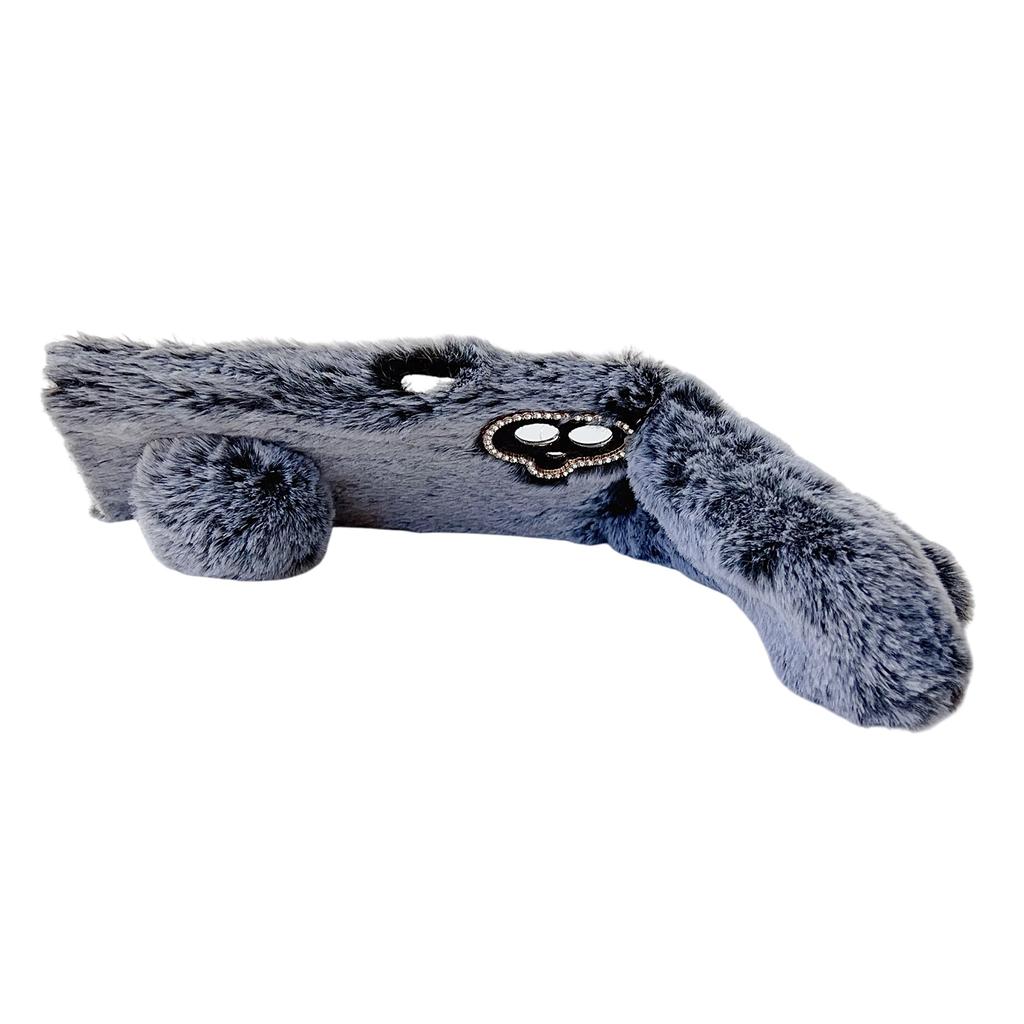 For Samsung Galaxy A07 4G Case Plush Cute Bunny Winter Fluffy TPU Phone Cover