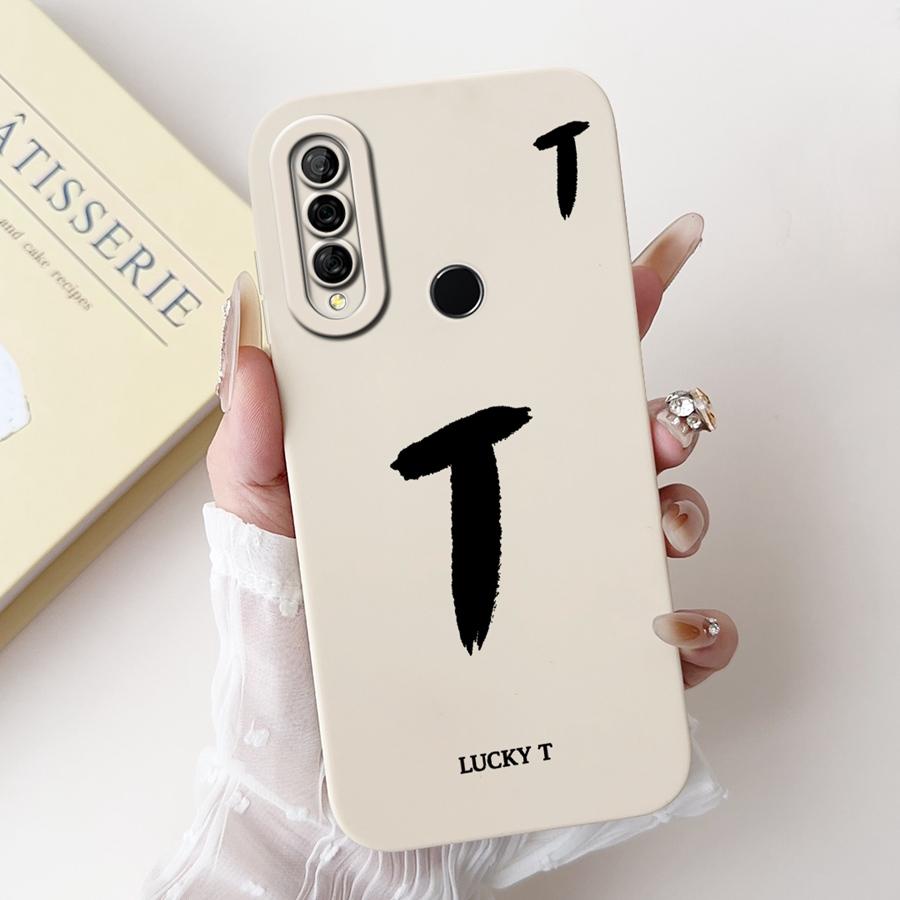 Для Huawei Y9 Prime 2019 STK-L21 Чехол Счастливой буквой от A до Z Расписной Мягкий Силиконовый Защитный Задний Чехол Для HuaweiY9 Y 9s 2019 Capa