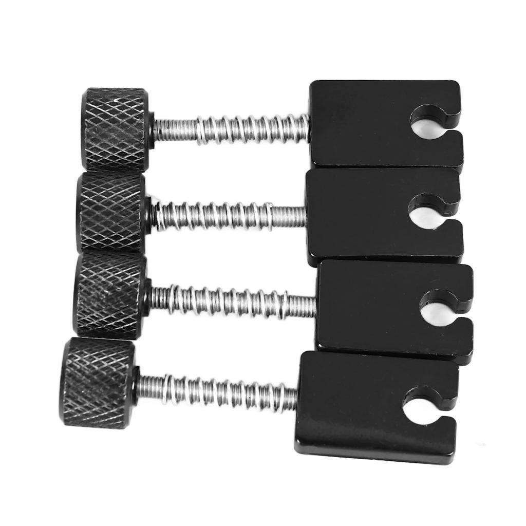 4 шт. Седло для электробаса Безголовый Металлический Колок Струнодержатель Седло для Замены