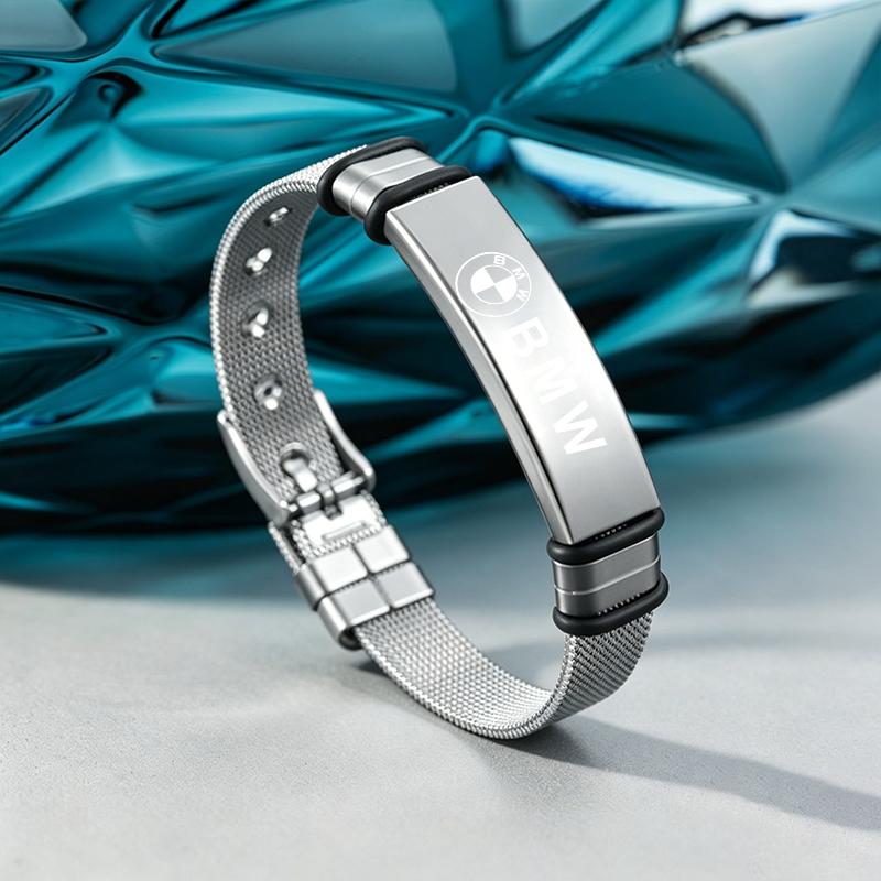 Bracelets Stainless Steel Adjustable Net Chain Bangle Personalized For BMW X1 X2 X3 X4 X5 X6 X7 GT E53 E70 E71 F25 E84 Keychain cyhk37