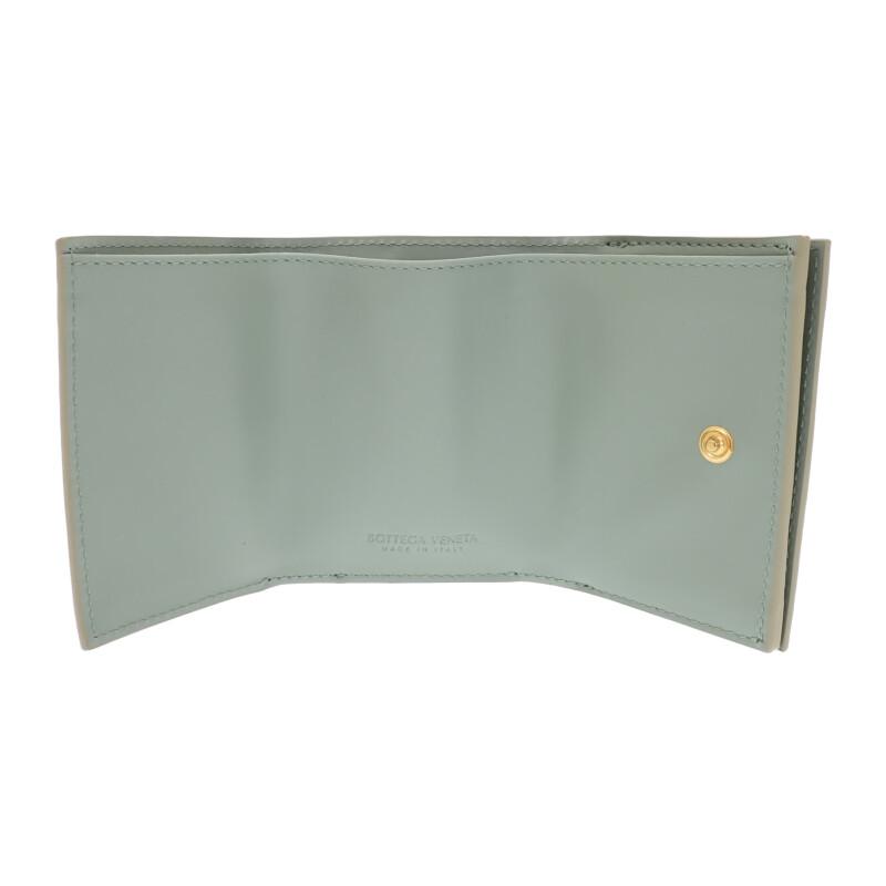 BOTTEGA VENETA  751156VCPP68369 Tri-fold wallet green/Newsage Women