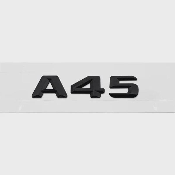 Наклейка на заднюю дверь автомобиля, задний багажник, 3D буквенная эмблема, значок для Mercedes-es Benz A Class A45 A63 A140 A160 A180 A200 A220 A250 A260