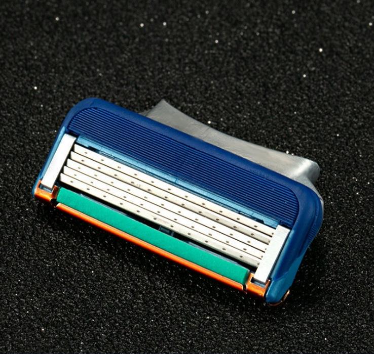 1 набор пятислойных бритв для мужчин, 4 лезвия и 1 ручка Gillettee