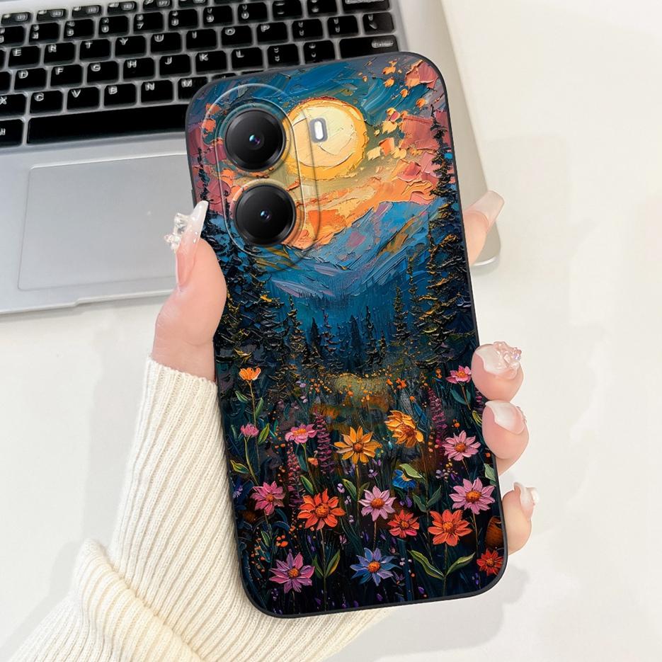 Чехол для Xiaomi Poco X7 Pro 5G Модный Чехол с Конфетной Раскраской Мягкий Силиконовый Чехол для Телефона Для Xiaomi Poco X7 PocoX7 Pro X7Pro 5G