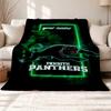 Penrith Panthers Customizable name outdoor blanket soft cozy and warm Multi-purpose office blanket outdoor camping and travel blanket all