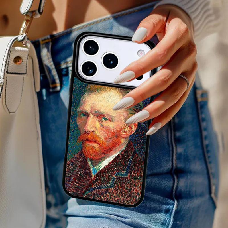 Чехол-бампер для телефона 'Звездная ночь' Ван Гог Для iPhone 17 Air 14 15 13 12 Max Чехол для Apple 16e 11 Pro Max Plus Coque