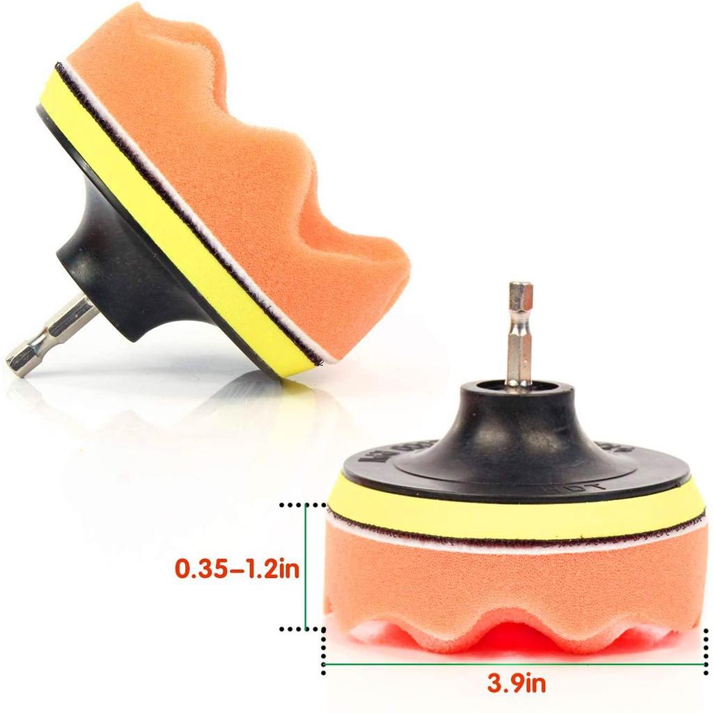 Self-Adhesive Electric Drill Brush Head for Cleaning and Polishing