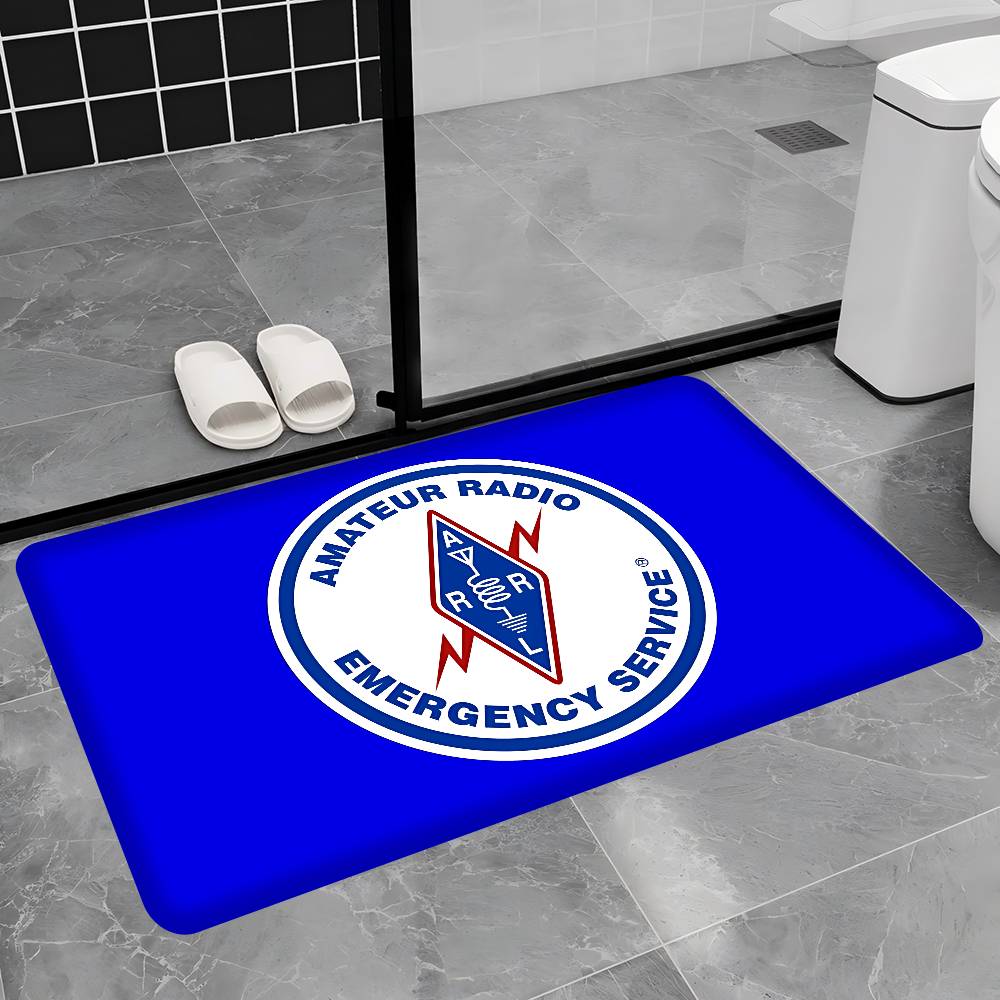 Licensed H-Ham Retro Radio Floor Carpet Anti-slip Absorb Water Long Strip Cushion Bedroon Mat Welcome Rug