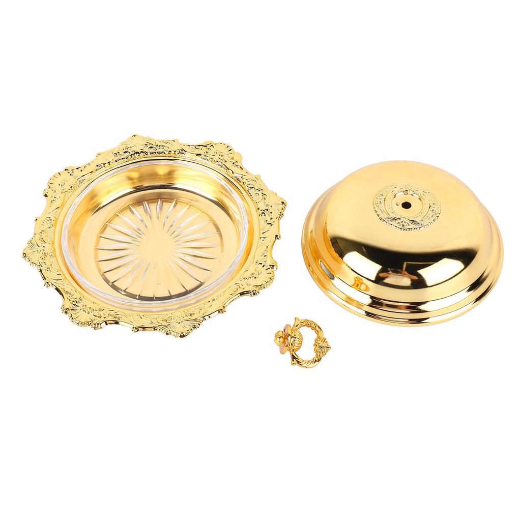 Масленка Круглая Винтажная Декоративная Тарелка для Подачи Масла с Крышкой для Холодильника Столешницы