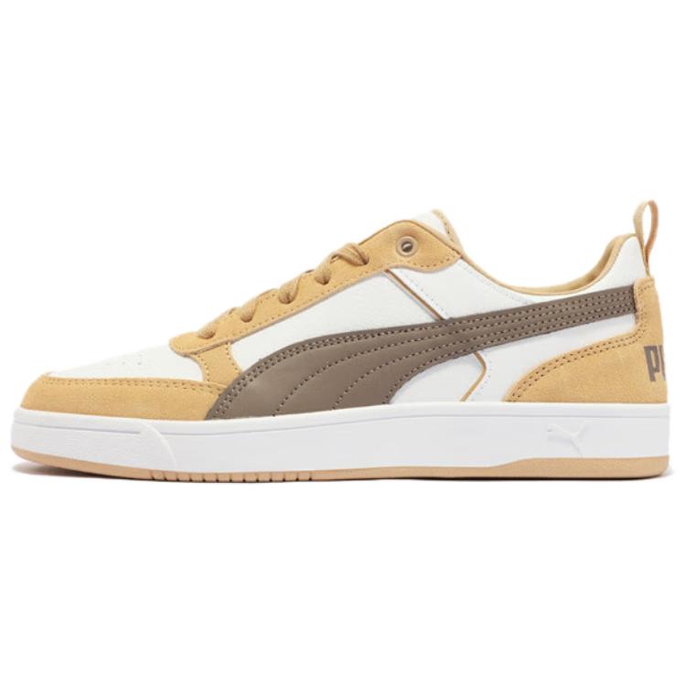 Puma Унисекс Кроссовки DRIBBLE Низкие Бело-Коричневые 401057-02
