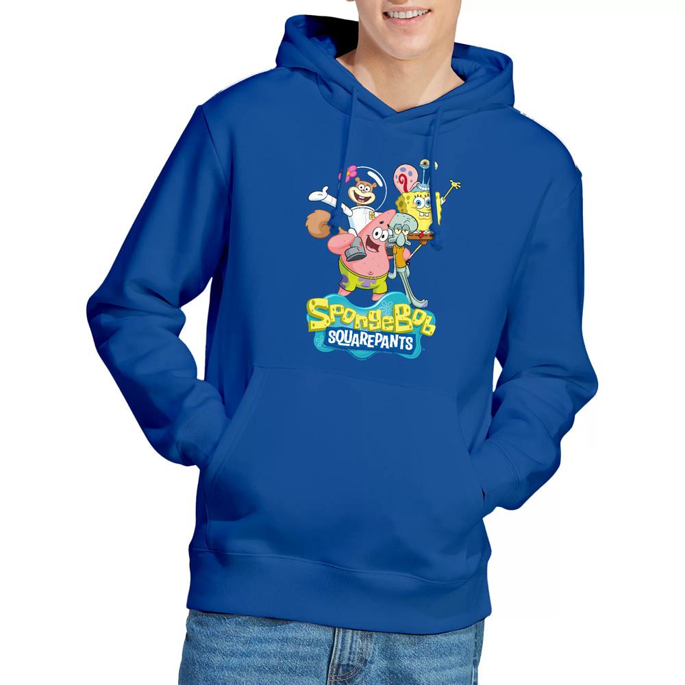 SpongeBob SquarePants Mens Group Shot Hoodie