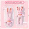 Youngsters Handheld Stick Plush Doll Toy, Adorable Plush Long-legged Rabbit Doll , Ideal Birthday/Christmas/Thanksgiving Gift