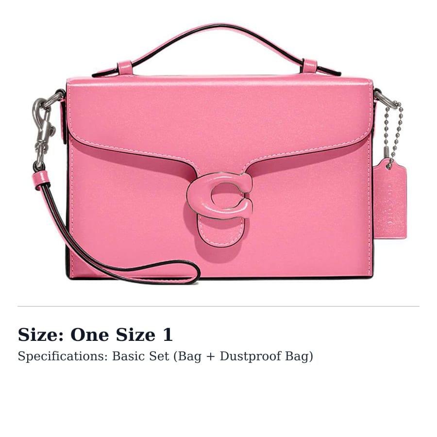 COACH Tabby Glove Tanned Leather Handbag, Shoulder Bag, Crossbody Bag Small Women's Pink CH750-LHVDT
