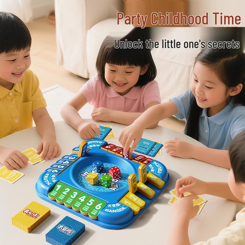 Truth or Dare Four-Sided Flip Card Game: Interactive Fun for Friends