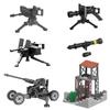 Assembled Building Block Soldier Doll Accessories Weapon Howitzer Rocket Launcher Anti-Aircraft Gun Military Toy