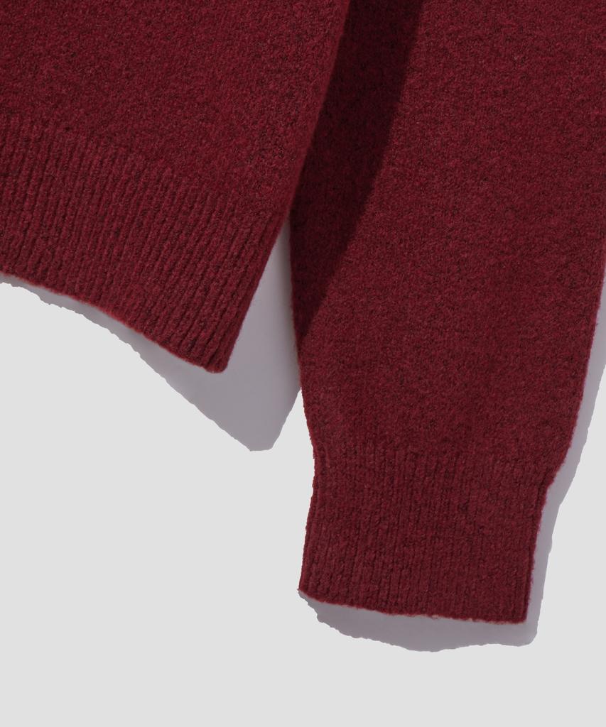 AGOD Essential Crop Knit [Red]