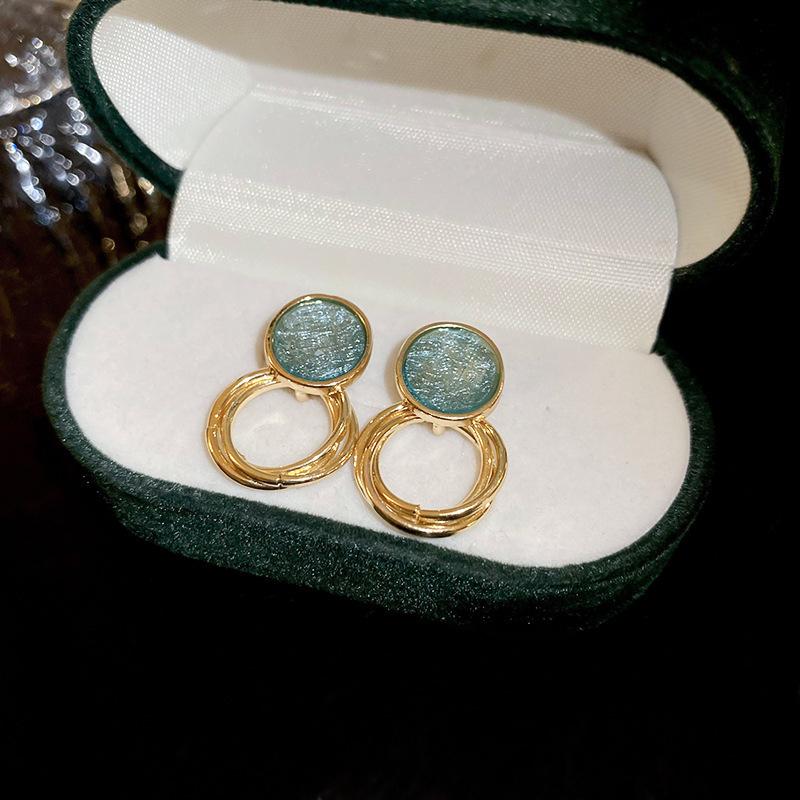Серебряная Игла Иу Аксессуары Популярные Серьги для Женщин Ночного Рынка