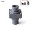 25~63mm UPVC Flap Check Valve Drain Pipe Water Pump Anti-reflow Anti-odor Non-return Valve Connector Garden Irrigation Fittings