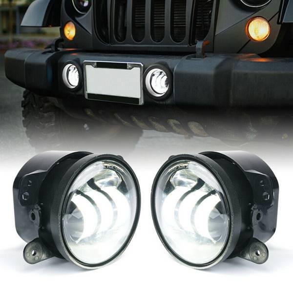 4-дюймовые светодиодные противотуманные фары мощностью 40 Вт для Jeep Wrangler