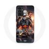 Чехол - Maniacase - Samsung Galaxy A34 5G - Макс Ферстаппен - Гибкий - Черный