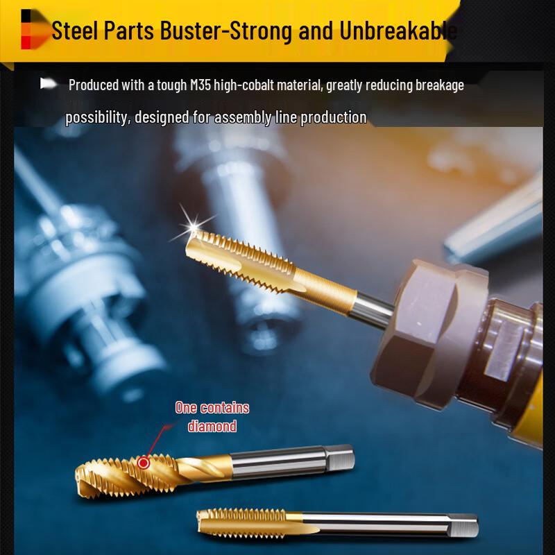 Titanium Plated Machine Tap M18x2.5