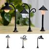 Landscape Bonsai Ornament Home Decor Miniatures Road Light Model Street Lamp Figurine Streetlight