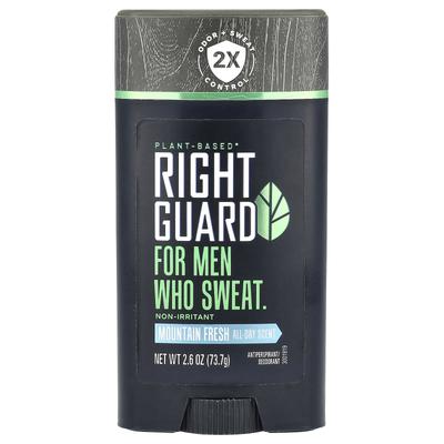 Right Guard, антиперспирант/дезодорант на растительной основе, для мужчин, Mountain Fresh, 2,6 унции (73,7 г)